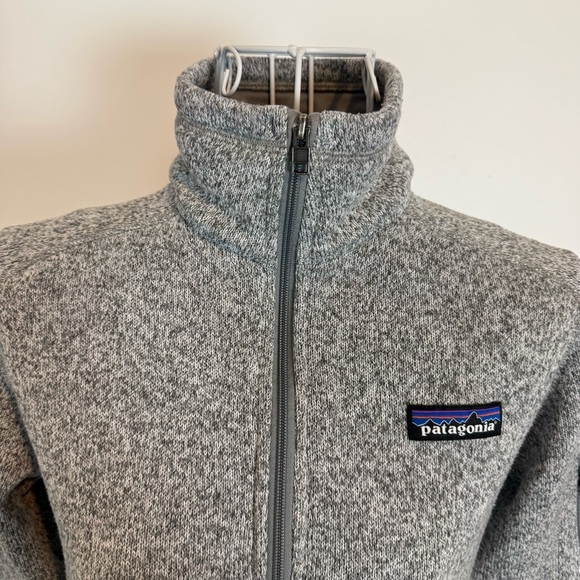 Patagonia Women's Better Sweater® 1/4-Zip Fleece pullover heather grey SZ S - Picture 5 of 11